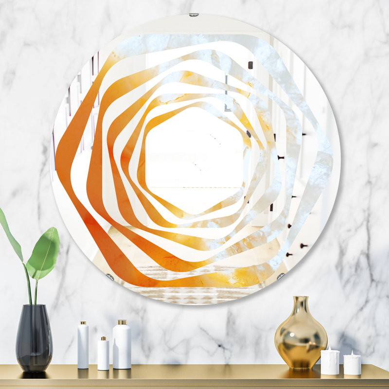 Miroir mural True Stone Whirl, 31,5 po x 31,5 po