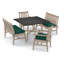 Wexford Outdoor 5 - Piece Dining Set with Cushions-111795995
