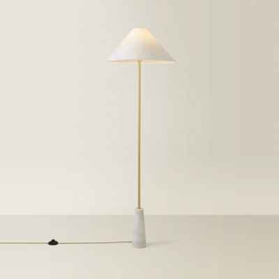 Canham 148cm Gold Traditional Floor Lamp