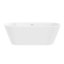 Baignoire de trempage autoportante en acrylique 67 po. X 32 po.-83845848