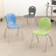 Chaises de classe empilables en plastique avec sièges profilés Structure Series-1418158605-1417962283