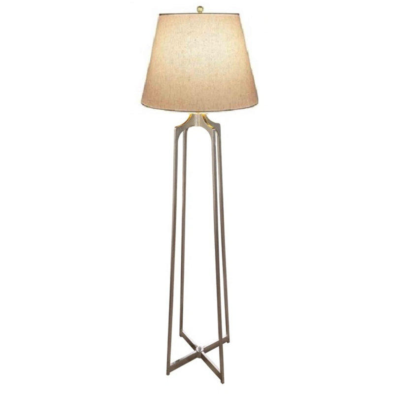 Lampe sur pied Onder, Feuille d'argent