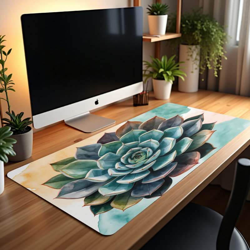 Polyester Desk Pad, 31.5x15.5