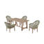 Outdoor Patio Set With Rustic Acacia Wood-930347613-930347610