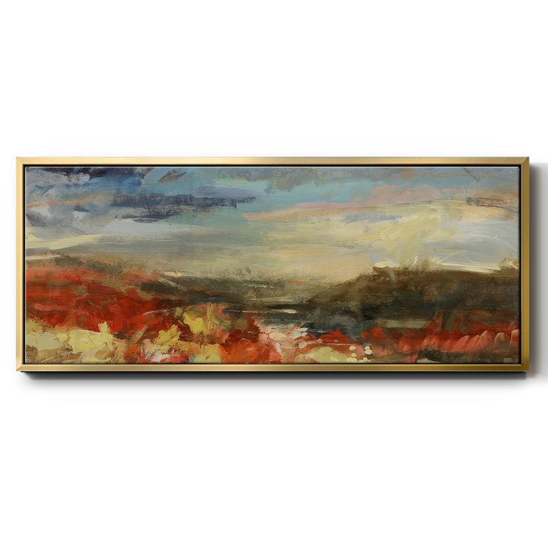 Landscape Study - Toile encadrée, H 20 po x l 50 po