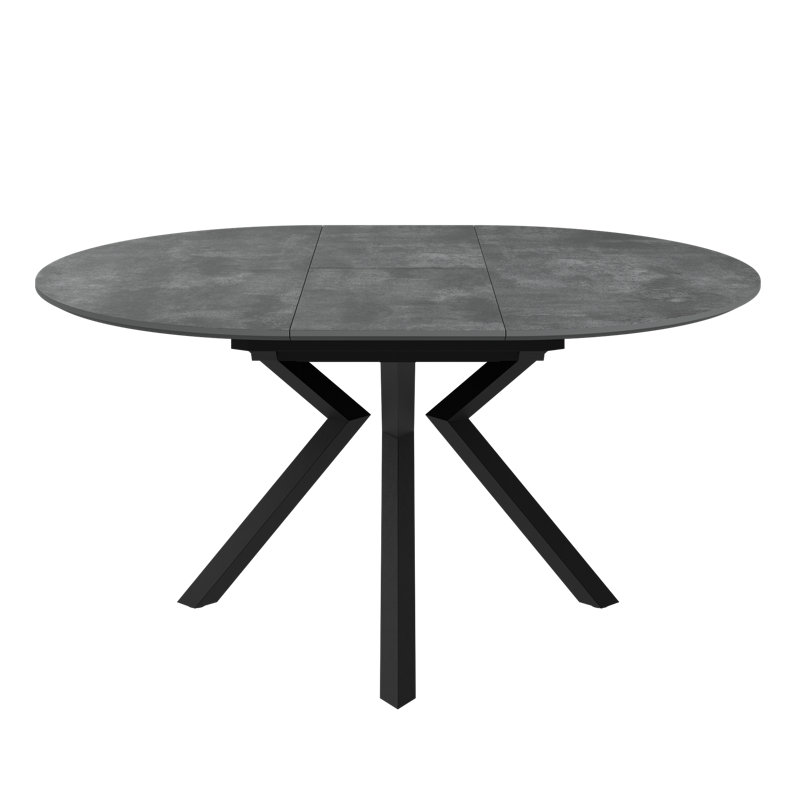 Allegro 120-160cm Grey Extending Look Dining Table