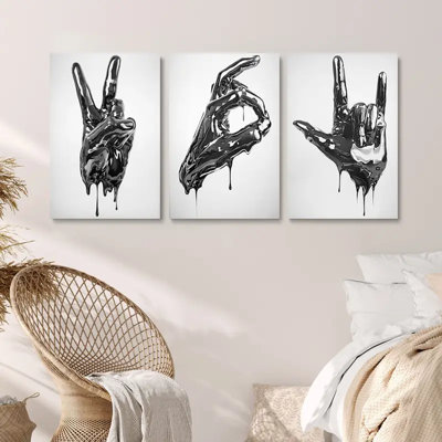 3 Piece Wrapped Canvas Print