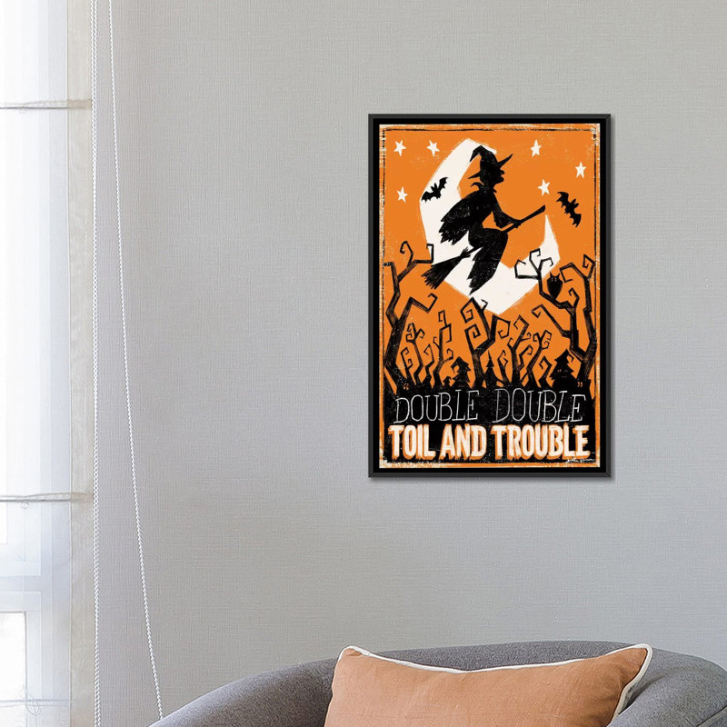 « malicieux iv », art textuel sur toile tendue, H 26 po x l 18 po x P 1,5 po, Toile avec cadre noir, Pas de tapis