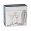 Entertain 295ml Stainless Steel Margarita Glass Set