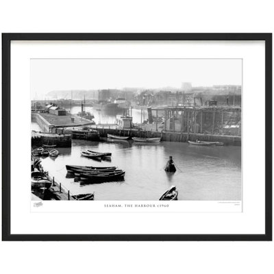 Seaham, The Harbour C1960 by Francis Frith - Single Picture Frame Print