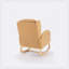 Chaise berçante Jayna Teddy