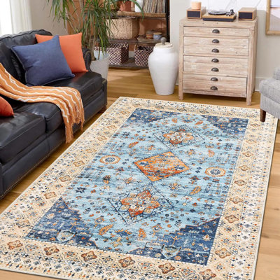 Grand tapis vintage Tykeem 9X12