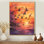 Avighna Swallows Birds At Sunset VI - impressions sur toile