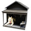 Grande niche pour chien avec balcon