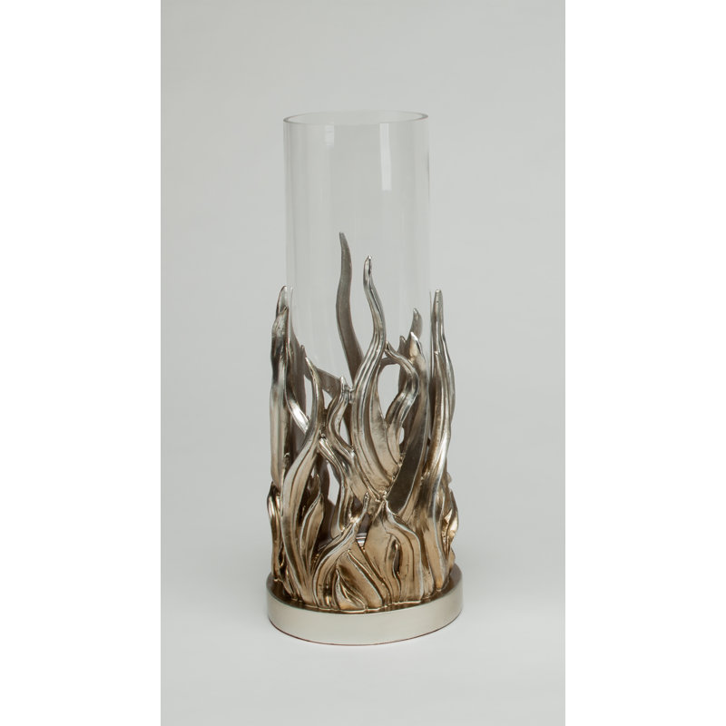 Table Vase, 17" H x 6.5" W x 6.5" D