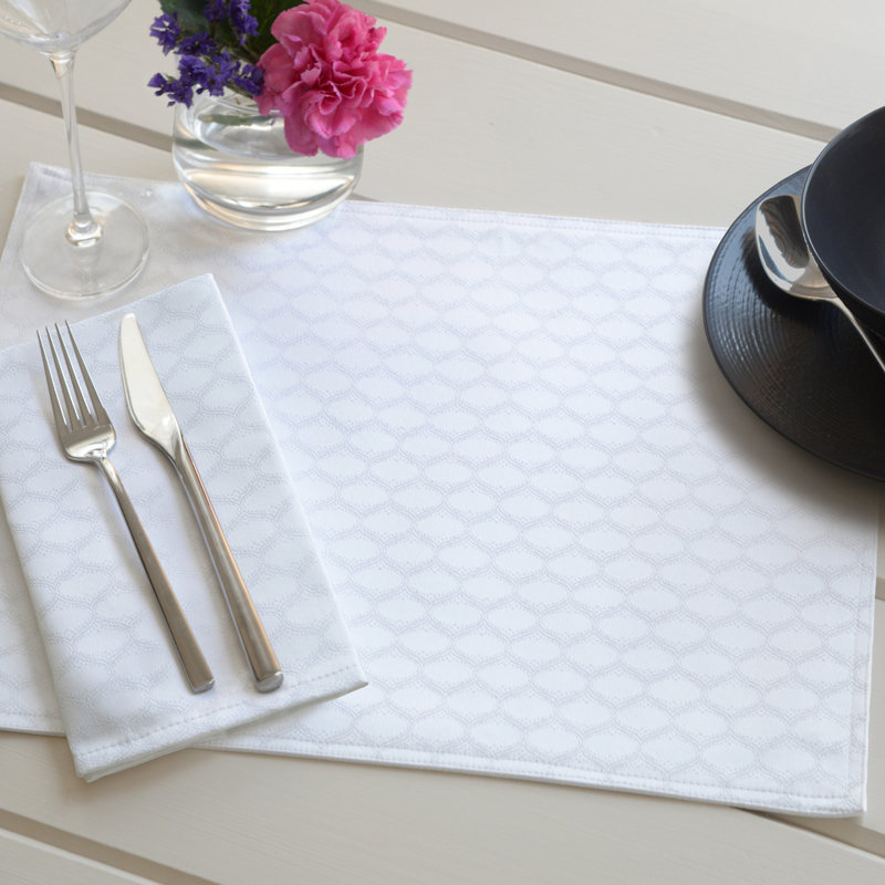 Lenox Olivia Placemats, White