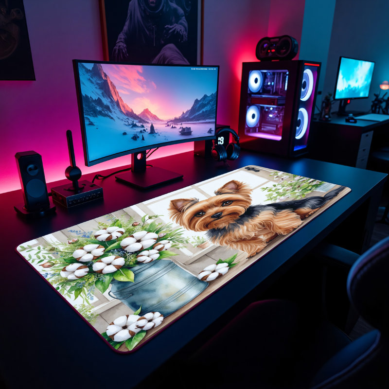 Polyester Desk Pad, 23.6x13.8