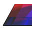 Tapis de zone mauve/rouge à motifs-375407689