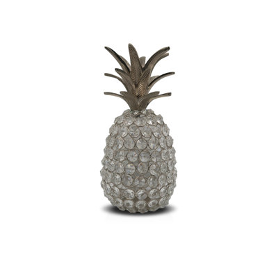 Glam Fruit Pineapple Sculpture Décor