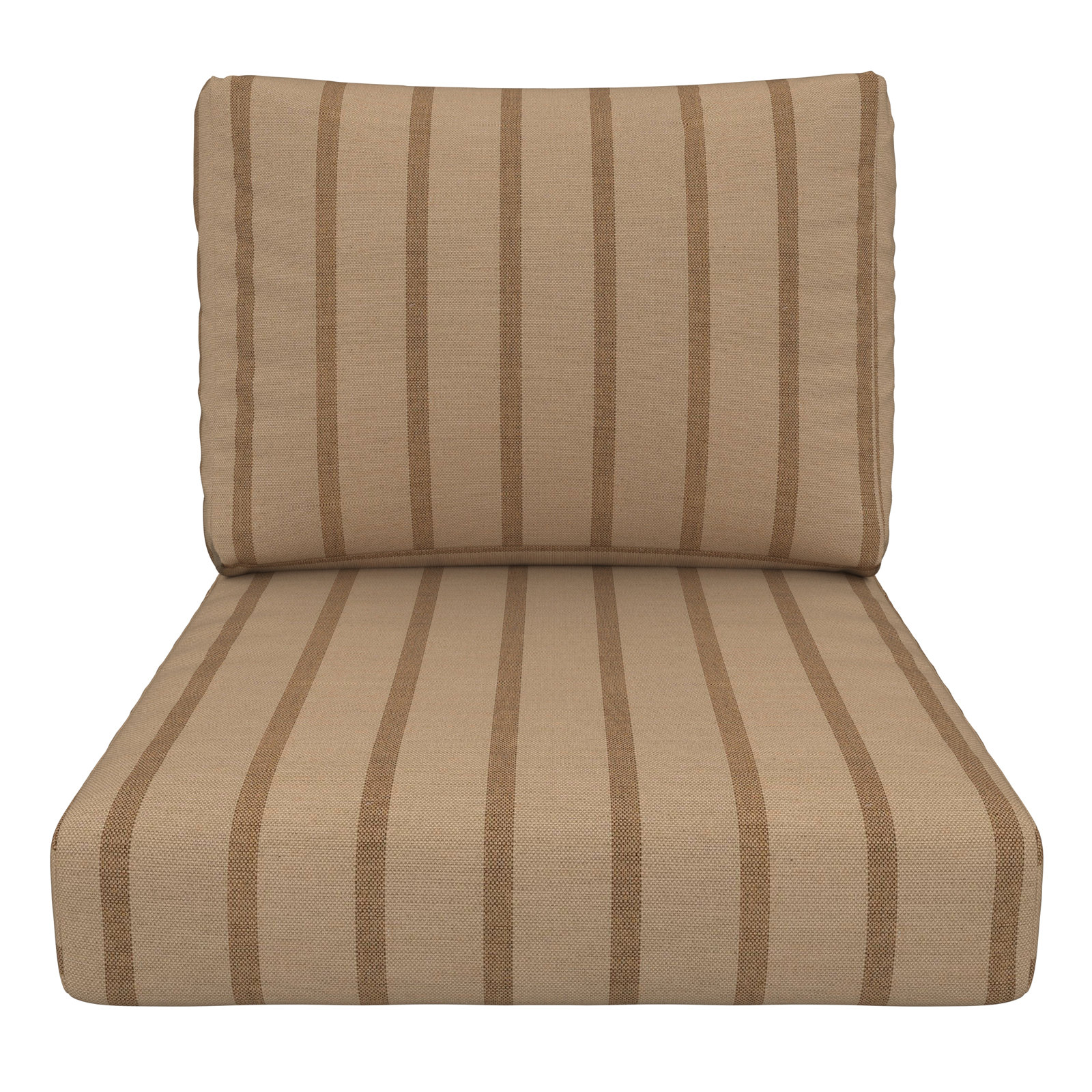 Lani 24" Sunbrella® Seat and Back Cushion, Unwind Driftwood
