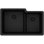 Évier de cuisine à double cuve encastrable 33 po x 20-1 / 2 po x 9-1 / 2 po Quartz Classic