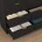 Black 8-drawer Tall Dresser - Wood Chest Of Drawers For Bedroom/closet/living Room (47.2"×15.74"×38.97")