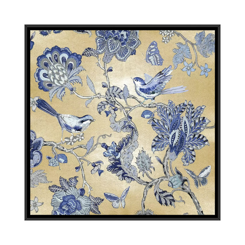 «Passing Thru I» par Reneé Campbell - impression sur toile tendue, H 18 po x l 18 po x P 1,5 po, Pas de tapis