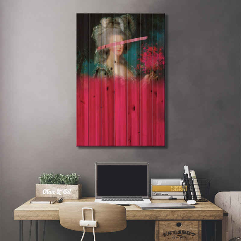«Eriani Marie Antoinette Spray Pain On Wood» par Grace, impression numérique, impression graphique