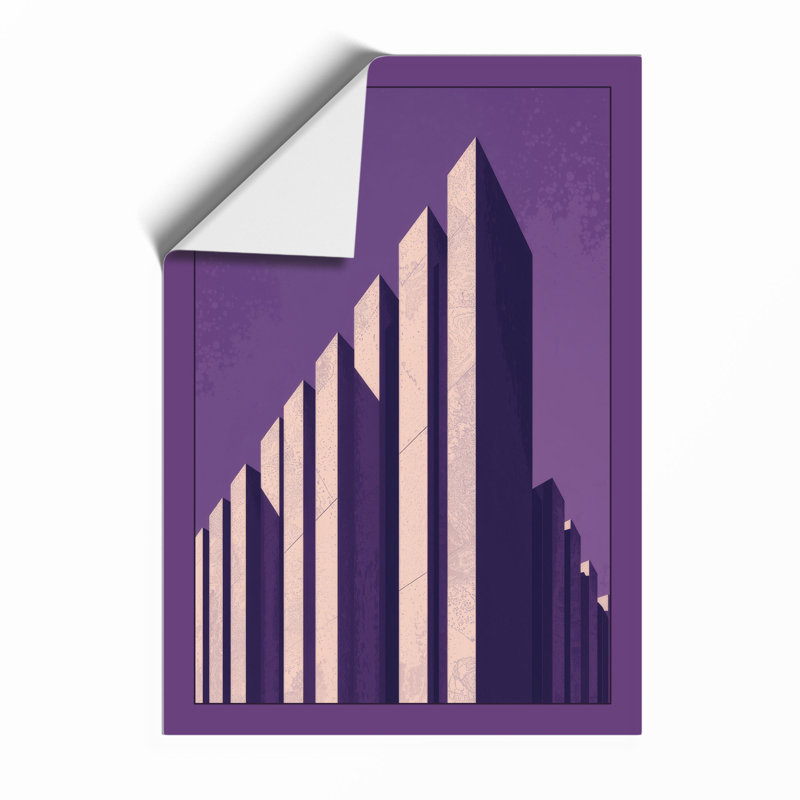 Urban Monument Art Deco - Print, Unframed, A4 - 29.7 x 21.0 cm