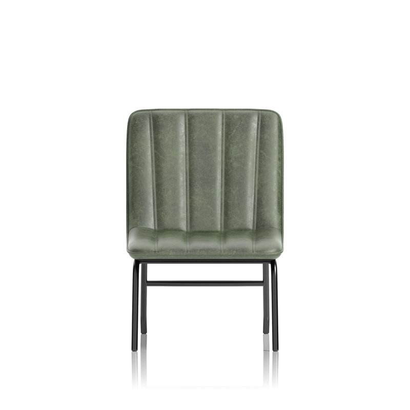 Upholstered Accent Chair, Green