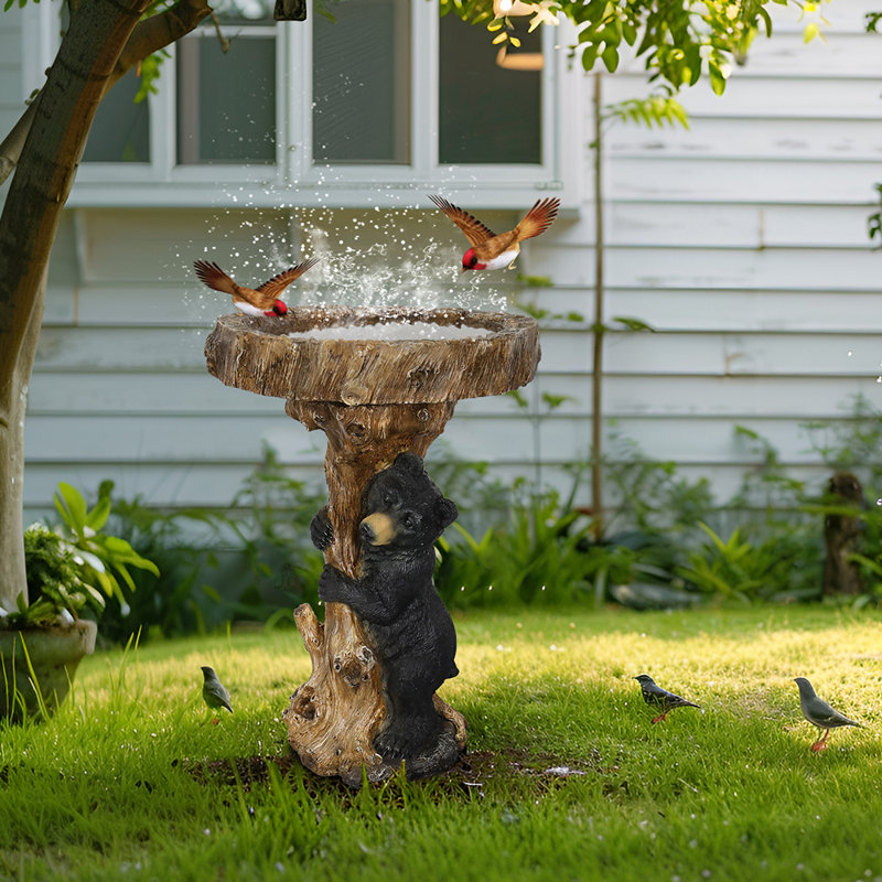 Lealynn Resin Birdbath