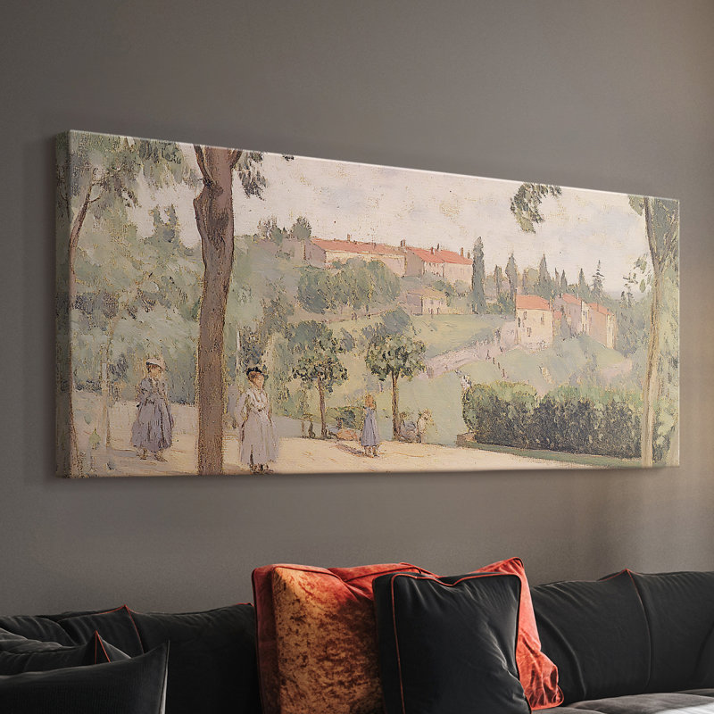 Série paysage - L XXII - Toile tendue avec châssis - Prêt à accrocher, H 12 po x l 30 po