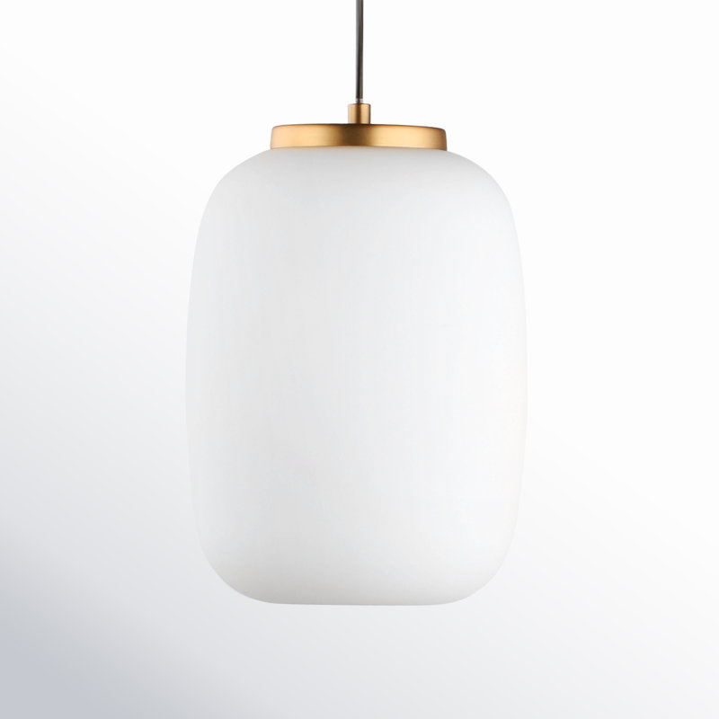 Kace 1-Light Dimmable Single Pendant, 10.75'' H x 7'' W x 7'' D