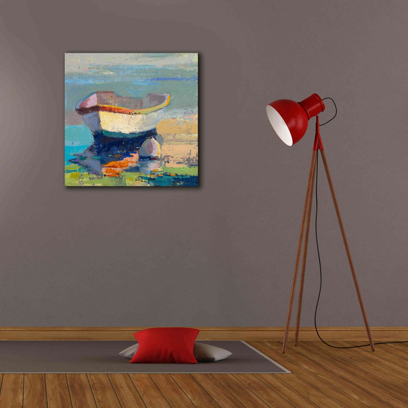 «Bottle Green Boat» par Beth Forst - photographie sur toile tendue