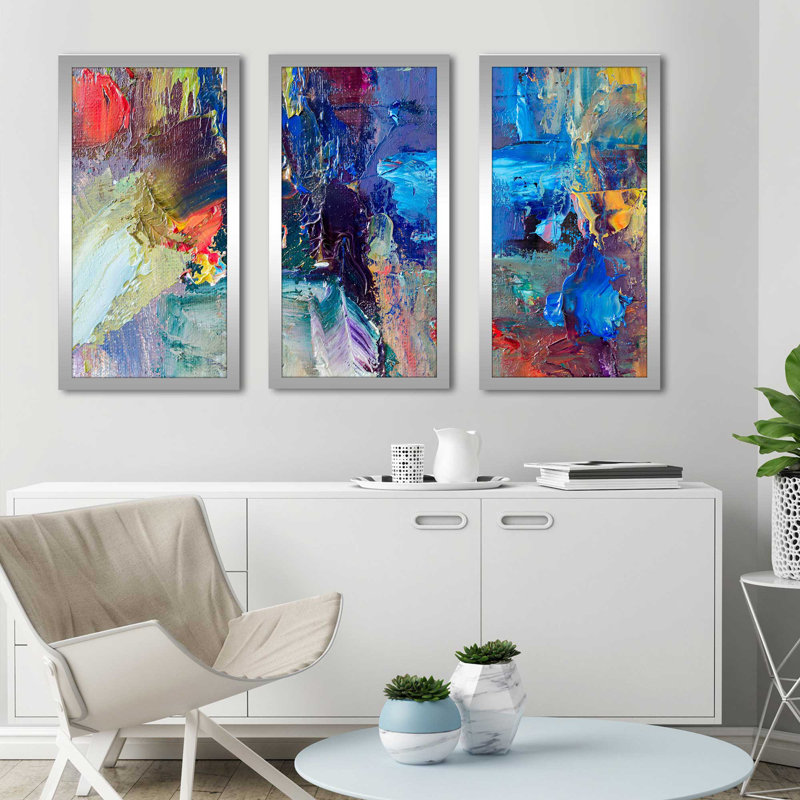 «Deep Thought», reproduction de 3 pièces sur acrylique, H 33,5 po x l 52,5 po x P 1 po