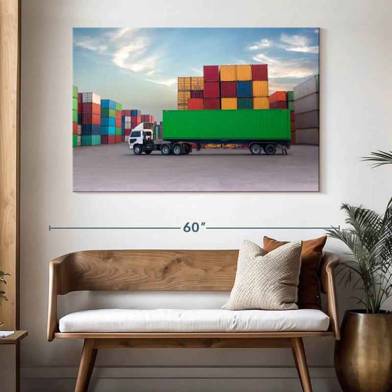 Mehar Cargo Truck, 34" H x 51" W