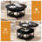 Wynny 36"W Lift Top Coffee Table with Storage, Round Wood Cocktail Table-24121104