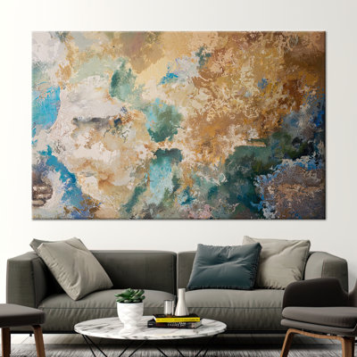 Modern Abstract Earth Tone Canvas Art - Brown Wall Decor for a Contemporary Aesthetic