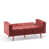 100 % polyester rouge est en rupture de stock