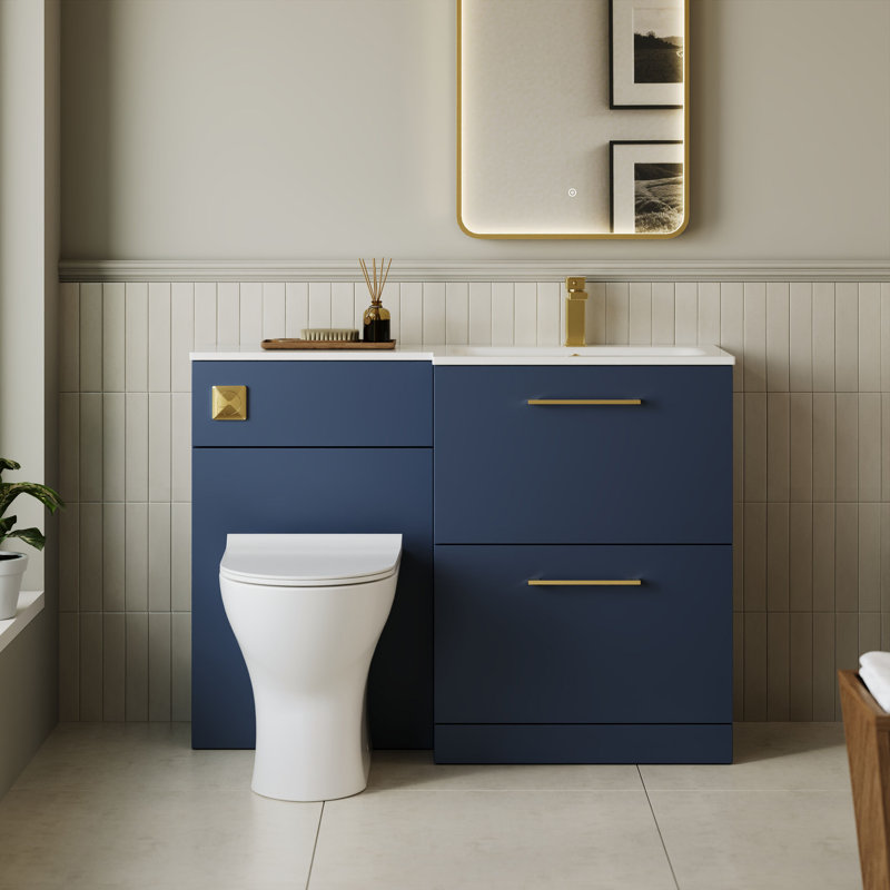Arno 1105 mm Bathroom Vanity, Midnight Blue