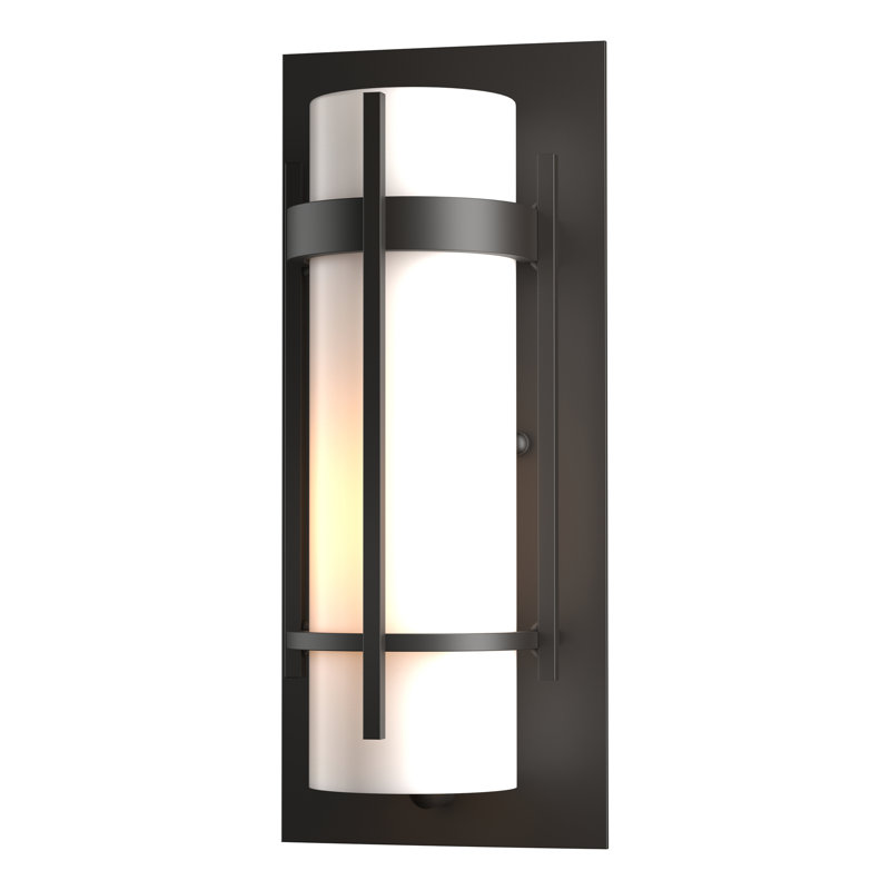 Banded Outdoor Flush Mount, Coastal Oil Rubbed Bronze, 12" H x 5" W x 3.8" D