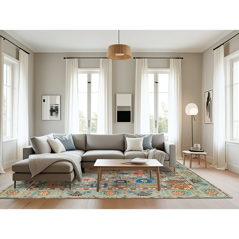 Abstract Indoor Rug, Rectangle 8' x 10'