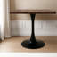 Table de salle à manger en MDF noyer pour les petites cuisines