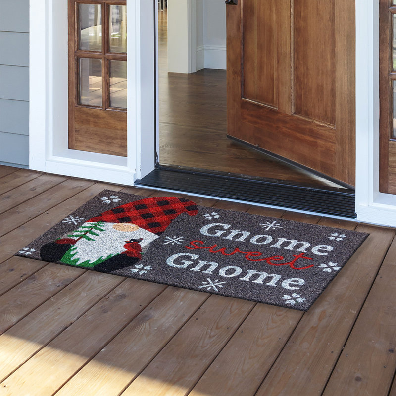 Winter Gnome Coir Doormat