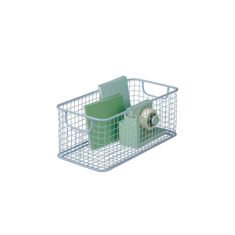 Inbox Zero Wogina Box, Blue, 4.5" H x 5.7" W x 11.5" D