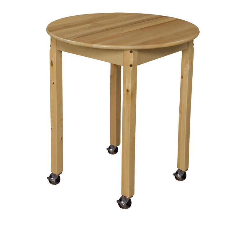 Table d'activité circulaire, Sans roulettes, H 30 po x L 30 po x l 30 po