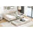 Upholstered Tufted Daybed With Two Drawers