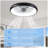 Ceiling Fan With Lights Dimmable LED