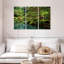 Ensemble de 3 pièces de bonsaï sur toile Zen Lakeside-1615131196