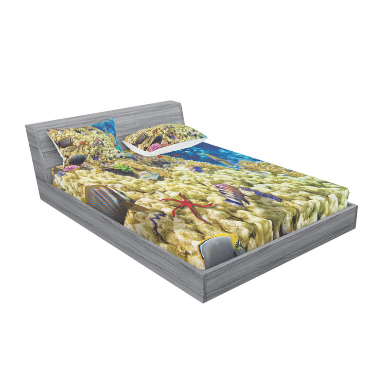 Microfiber Sheet Set, Full Sheet Set with Fitted Sheet